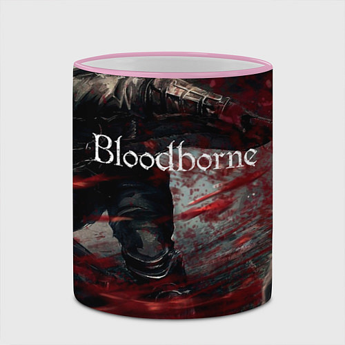 Кружка цветная Bloodborne / 3D-Розовый кант – фото 2