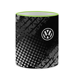 Кружка 3D Volkswagen, цвет: 3D-светло-зеленый кант — фото 2