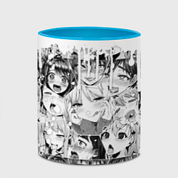Кружка 3D AHEGAO, цвет: 3D-белый + небесно-голубой — фото 2