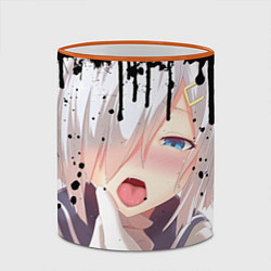 Кружка 3D AHEGAO, цвет: 3D-оранжевый кант — фото 2