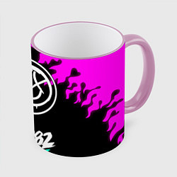 Кружка 3D Blink-182 5, цвет: 3D-розовый кант