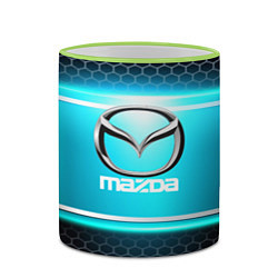 Кружка 3D MAZDA, цвет: 3D-светло-зеленый кант — фото 2