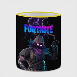 Кружка 3D Raven Fortnite, цвет: 3D-желтый кант — фото 2