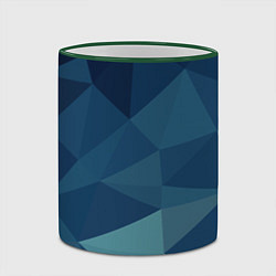 Кружка 3D DARK BLUE, цвет: 3D-зеленый кант — фото 2