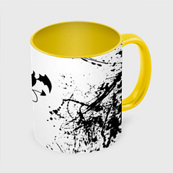 Кружка 3D Добро и зло, Payton Moormeier, цвет: 3D-белый + желтый