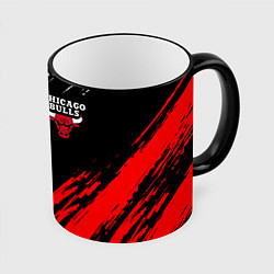 Кружка 3D CHICAGO BULLS, цвет: 3D-черный кант