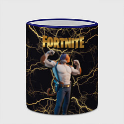 Кружка 3D Meowcles Fortnite 2, цвет: 3D-синий кант — фото 2