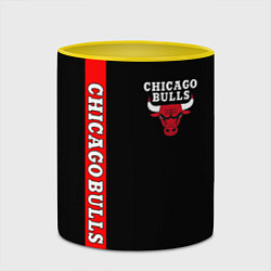 Кружка 3D CHICAGO BULLS, цвет: 3D-белый + желтый — фото 2