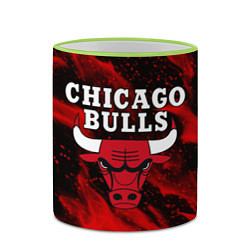 Кружка 3D CHICAGO BULLS, цвет: 3D-светло-зеленый кант — фото 2