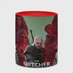 Кружка 3D The Witcher 5-летие, цвет: 3D-белый + красный — фото 2