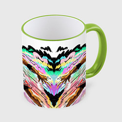 Кружка 3D ПОСЛЕДНИЙ ТАНЕЦ, цвет: 3D-светло-зеленый кант