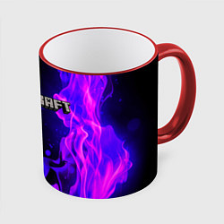 Кружка 3D MINECRAFT, цвет: 3D-красный кант