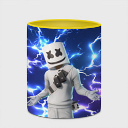 Кружка 3D FORTNITE x MARSHMELLO, цвет: 3D-белый + желтый — фото 2