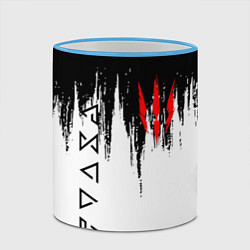 Кружка 3D The Witcher, цвет: 3D-небесно-голубой кант — фото 2