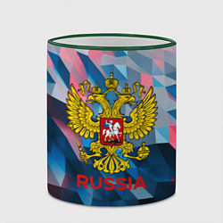 Кружка 3D RUSSIA, цвет: 3D-зеленый кант — фото 2