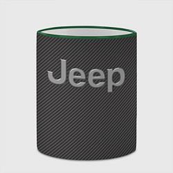 Кружка 3D JEEP, цвет: 3D-зеленый кант — фото 2