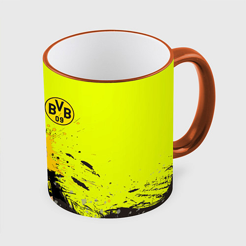 Кружка цветная Марко Ройс / 3D-Оранжевый кант – фото 1