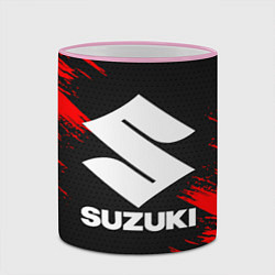 Кружка 3D SUZUKI, цвет: 3D-розовый кант — фото 2