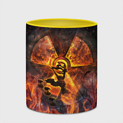 Кружка 3D S T A L K E R 2, цвет: 3D-белый + желтый — фото 2