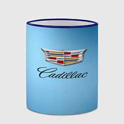 Кружка 3D Cadillac, цвет: 3D-синий кант — фото 2