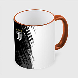 Кружка 3D JUVENTUS, цвет: 3D-оранжевый кант