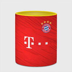 Кружка 3D BAYERN MUNCHEN, цвет: 3D-белый + желтый — фото 2