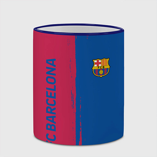 Кружка цветная BARSELONA / 3D-Синий кант – фото 2