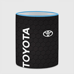 Кружка 3D TOYOTA, цвет: 3D-небесно-голубой кант — фото 2