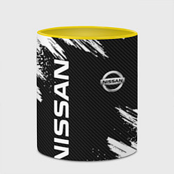 Кружка 3D NISSAN, цвет: 3D-белый + желтый — фото 2