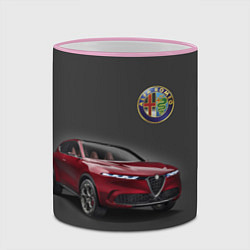 Кружка 3D Alfa Romeo - Italy, цвет: 3D-розовый кант — фото 2