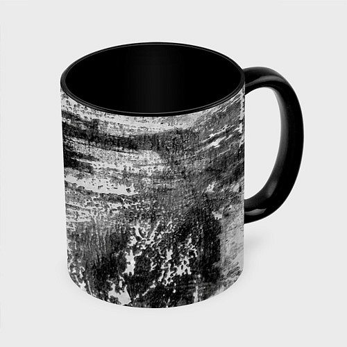Кружка цветная Black only / 3D-Белый + черный – фото 1