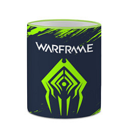 Кружка 3D WARFRAME ВАРФРЕЙМ, цвет: 3D-светло-зеленый кант — фото 2