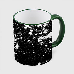 Кружка 3D JoJo Bizarre Adventure, цвет: 3D-зеленый кант