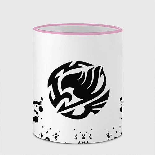 Кружка цветная Fairy Tail / 3D-Розовый кант – фото 2