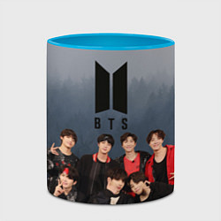 Кружка 3D BTS Forest, цвет: 3D-белый + небесно-голубой — фото 2
