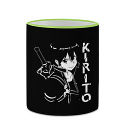 Кружка 3D Kirito, цвет: 3D-светло-зеленый кант — фото 2