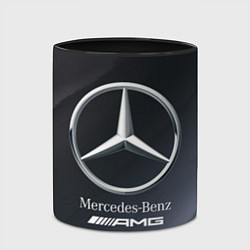 Кружка 3D MERCEDES МЕРСЕДЕС, цвет: 3D-белый + черный — фото 2