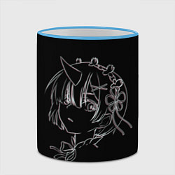 Кружка 3D Re:Zero, цвет: 3D-небесно-голубой кант — фото 2