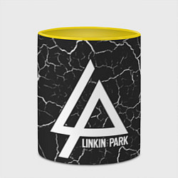 Кружка 3D LINKIN PARK ЛИНКИН ПАРК, цвет: 3D-белый + желтый — фото 2