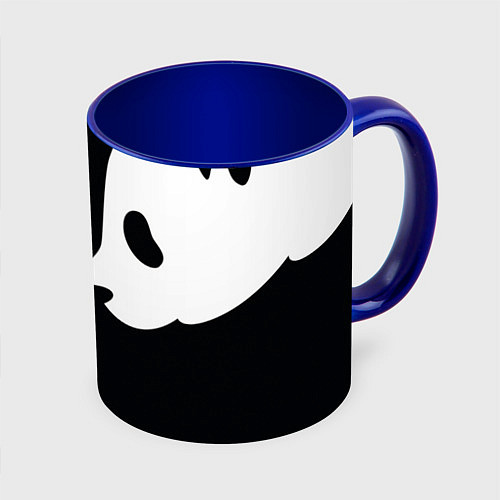 Кружка цветная Panda / 3D-Белый + синий – фото 1
