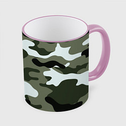 Кружка 3D Camouflage 2, цвет: 3D-розовый кант