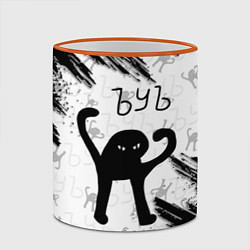 Кружка 3D ЪУЪ СЪУКА, цвет: 3D-оранжевый кант — фото 2