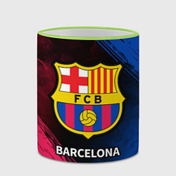 Кружка 3D BARCELONA БАРСЕЛОНА, цвет: 3D-светло-зеленый кант — фото 2