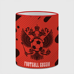 Кружка 3D FOOTBALL RUSSIA Футбол, цвет: 3D-красный кант — фото 2
