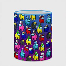 Кружка 3D AMONG US, цвет: 3D-небесно-голубой кант — фото 2