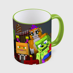 Кружка цветная Minecraft - characters - video game