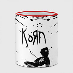 Кружка 3D Korn, цвет: 3D-красный кант — фото 2