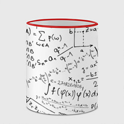 Кружка 3D Мама,я математик!, цвет: 3D-красный кант — фото 2