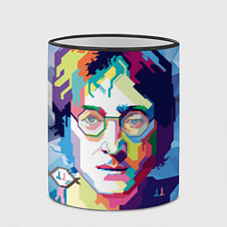 Кружка 3D Джон Леннон Imagine, цвет: 3D-черный кант — фото 2