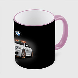 Кружка 3D Safety car, цвет: 3D-розовый кант